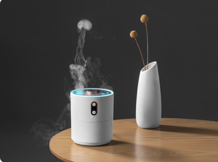 Volcanic Mist Diffuser, shown in a room